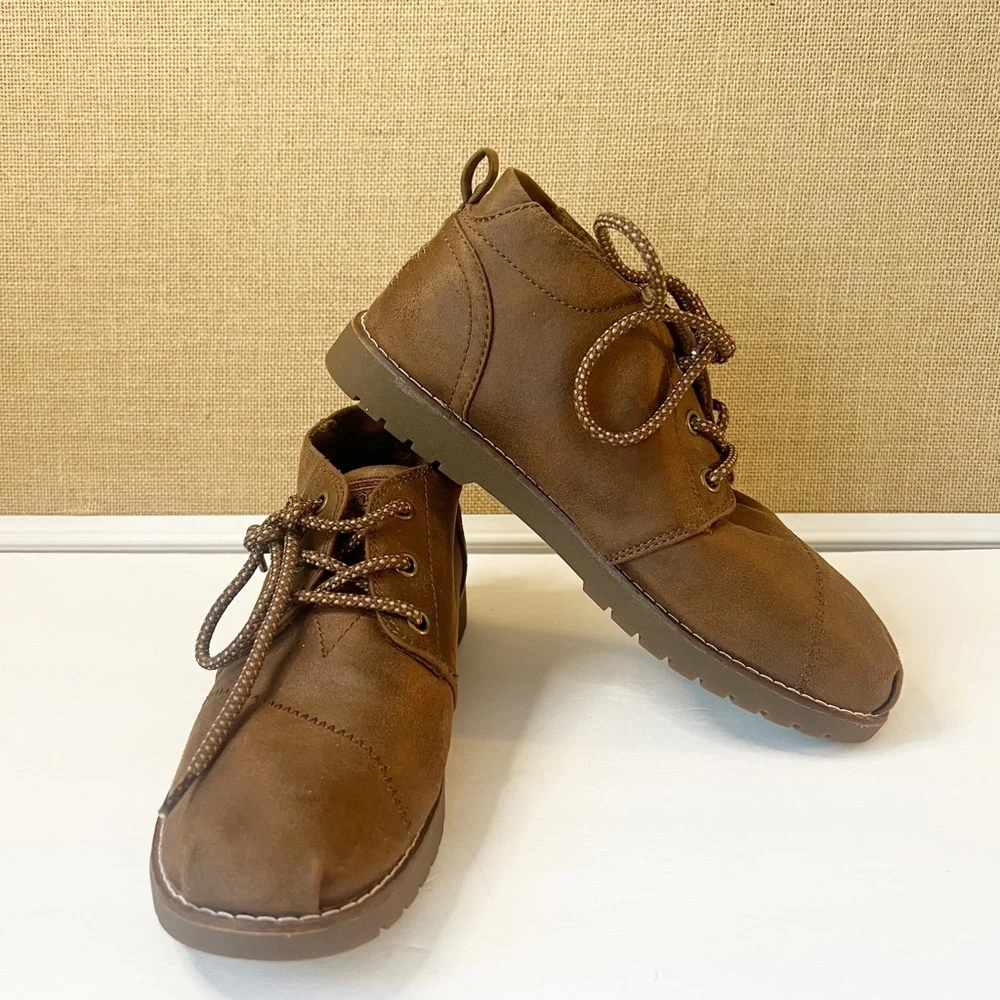 Bobs By Skechers Chukka Boots Woman’s Size W 7.5 Brown - Picture 2 of 9